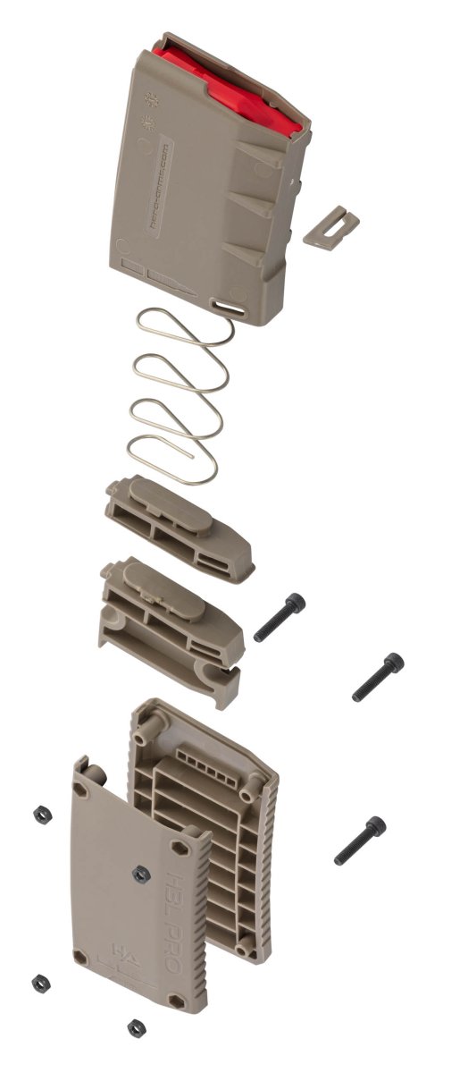 Chargeur 10 coups TAN modulable type AR15 Hera Cal 5,56 – Image 4